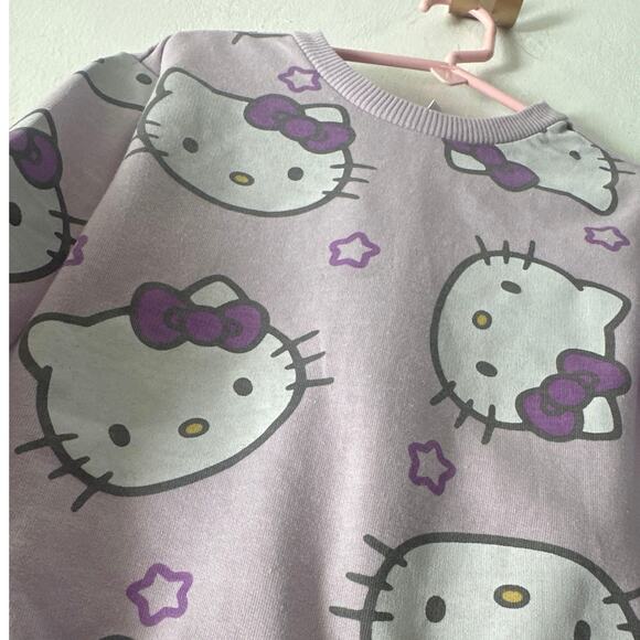 Hello kitty lavender baby girl sweater hello kitty fave print all over sz2T - Picture 2 of 5